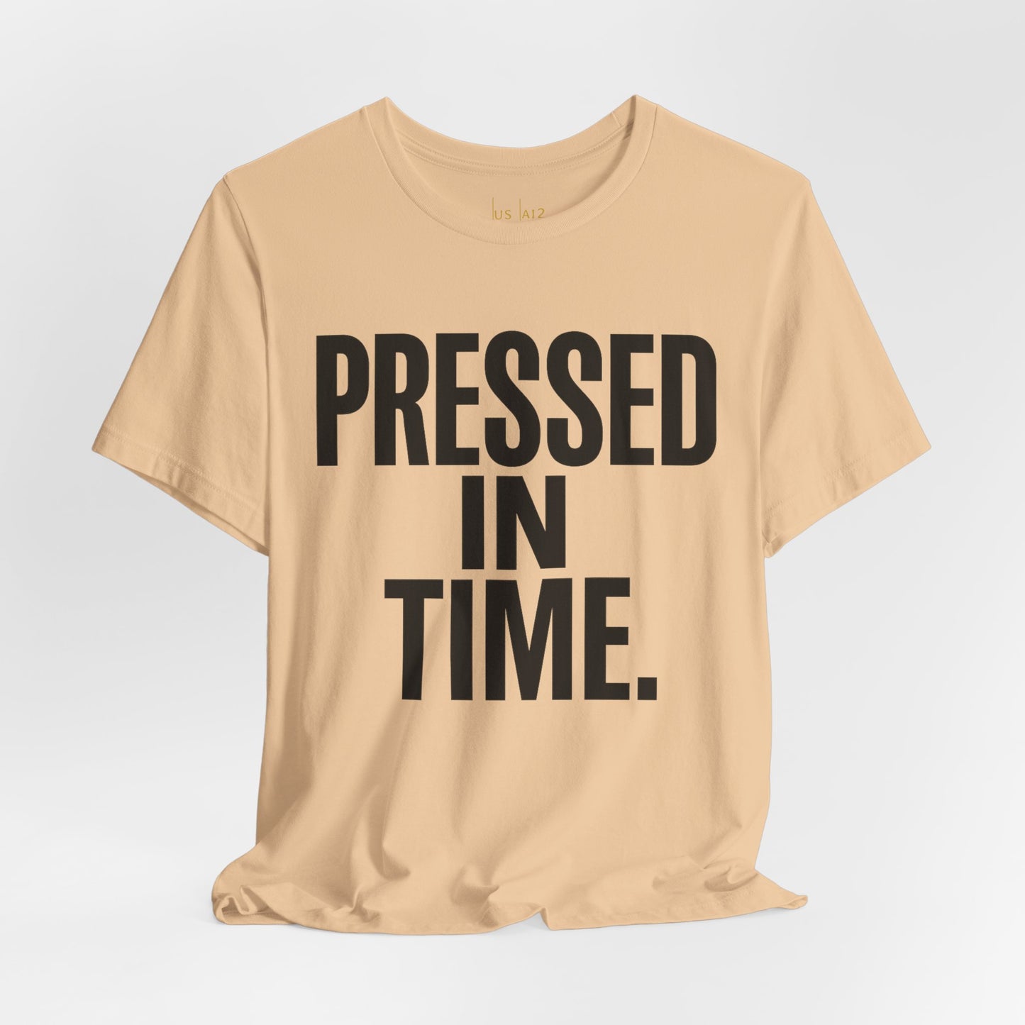 Pressed In Time. – Crew Cut (Unisex Jersey Tee)
