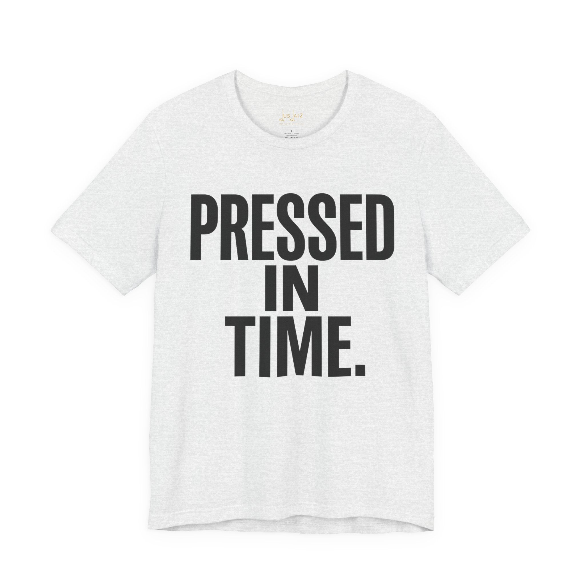 Pressed In Time. – Crew Cut (Unisex Jersey Tee)