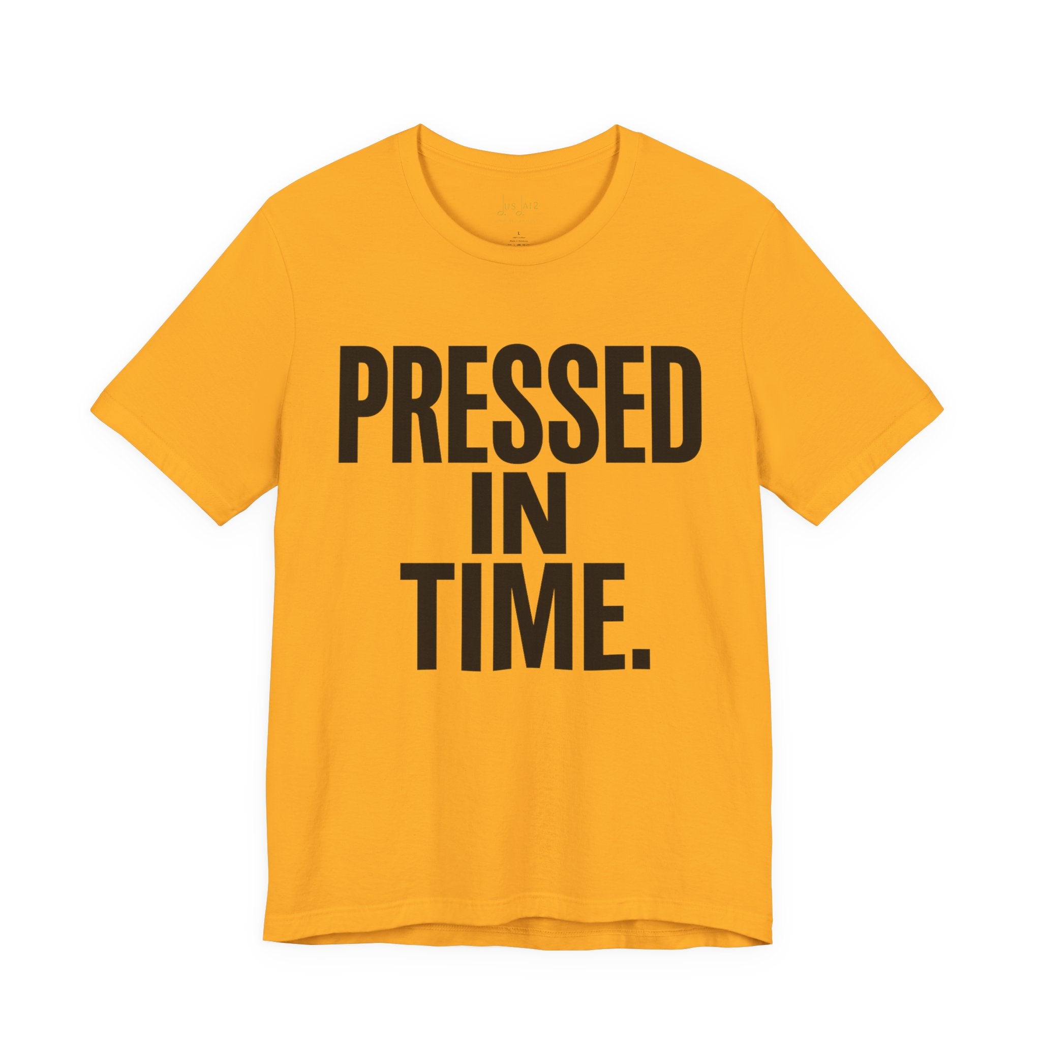 Pressed In Time. – Crew Cut (Unisex Jersey Tee)