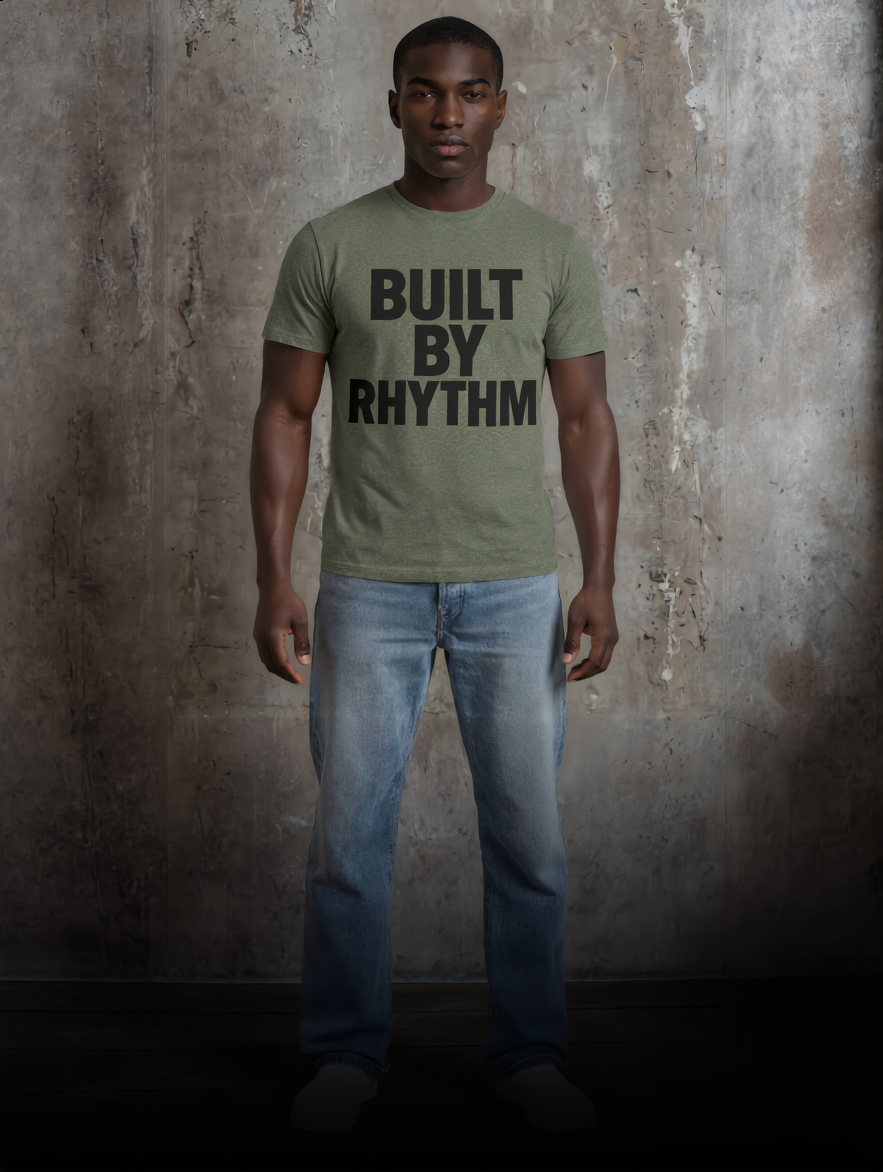 Built by Rhythm – Crew Cut (Unisex Jersey Tee)