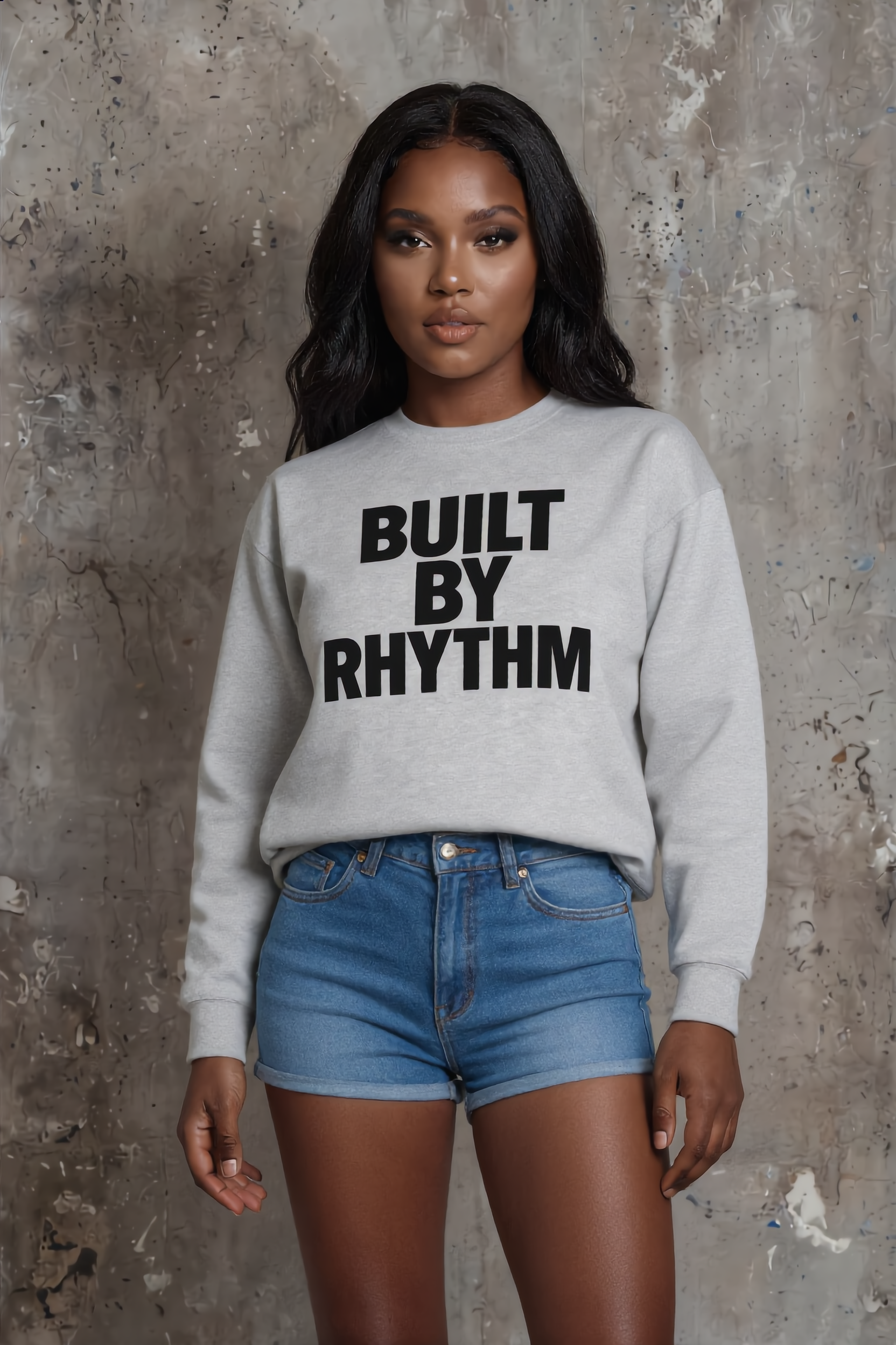 Built By Rhythm – Layered Vibes (Unisex Sweatshirt)