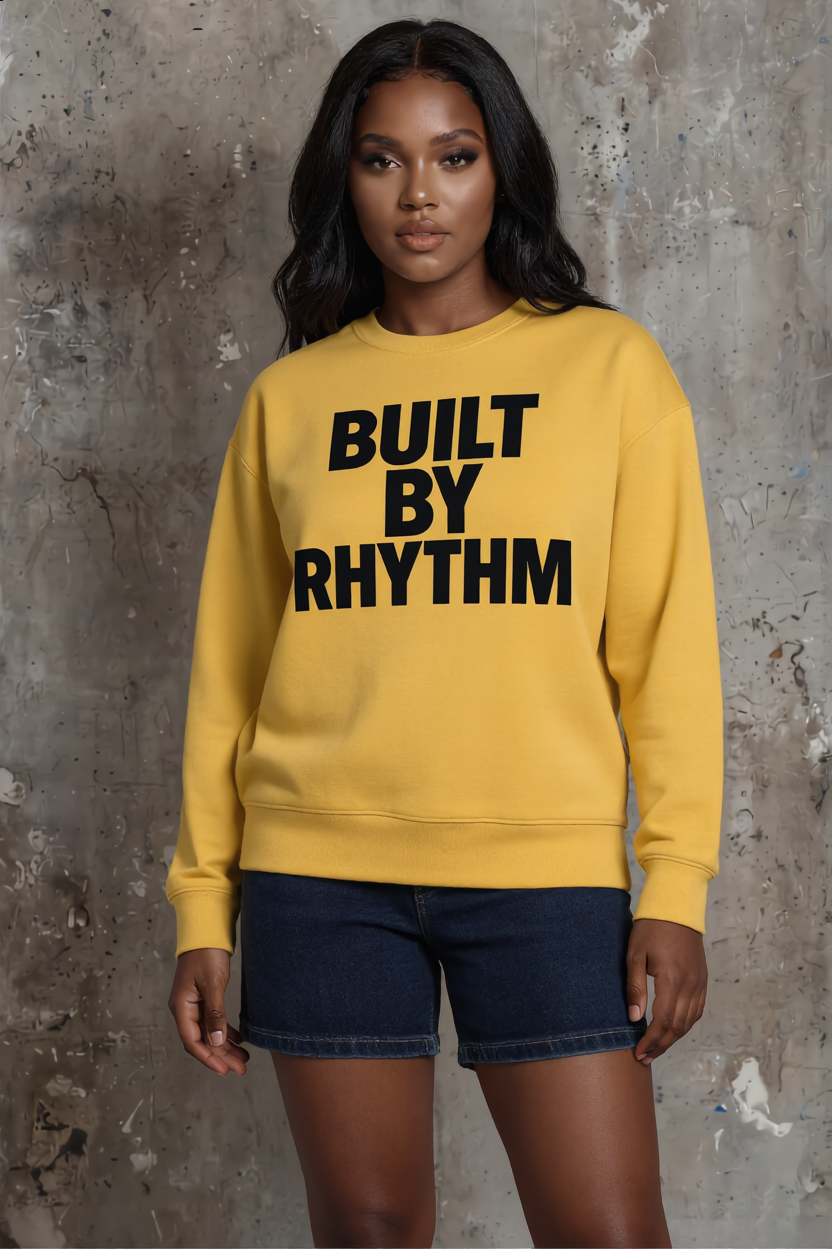 Built By Rhythm – Layered Vibes (Unisex Sweatshirt)