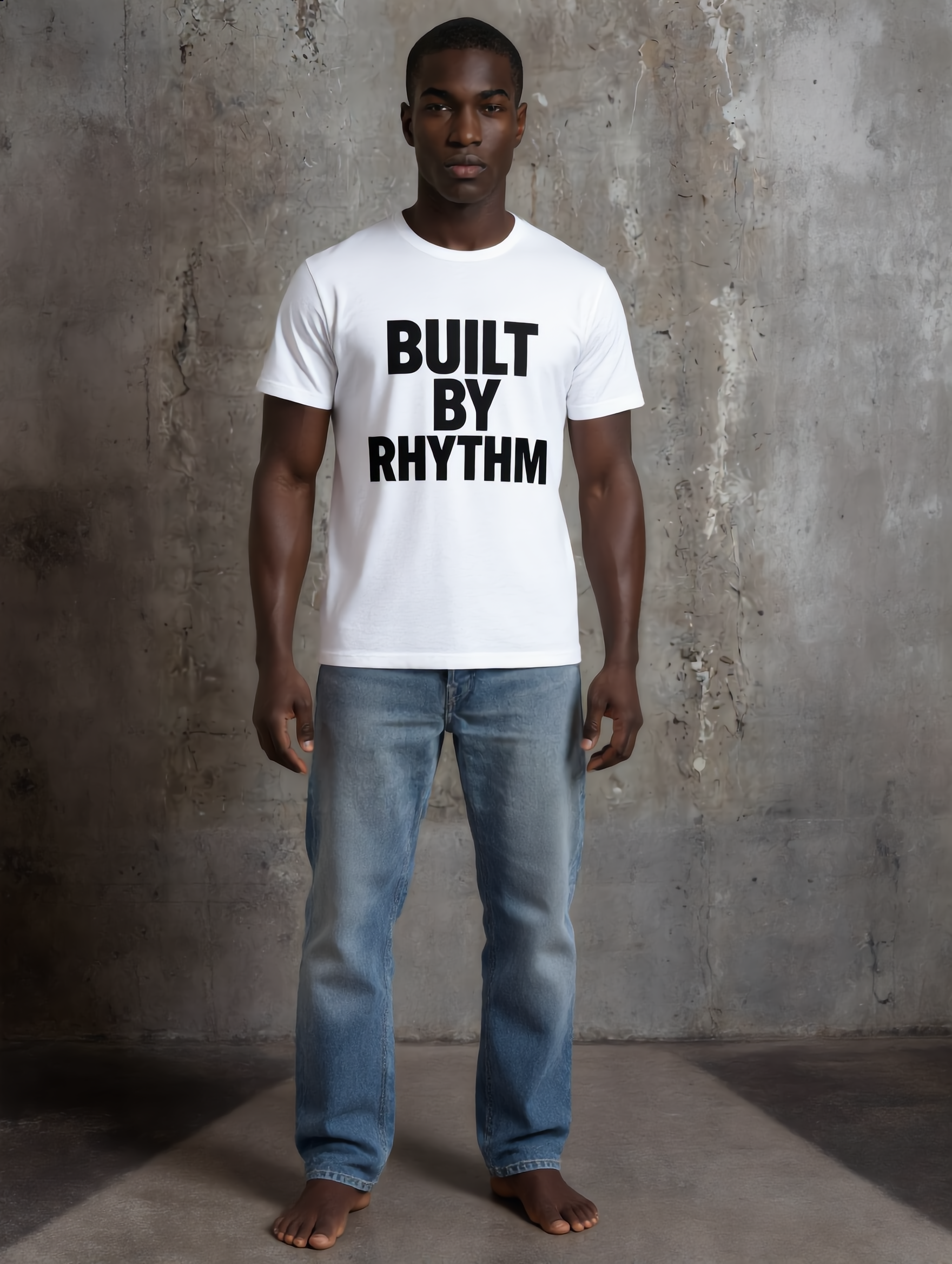Built by Rhythm – Crew Cut (Unisex Jersey Tee)