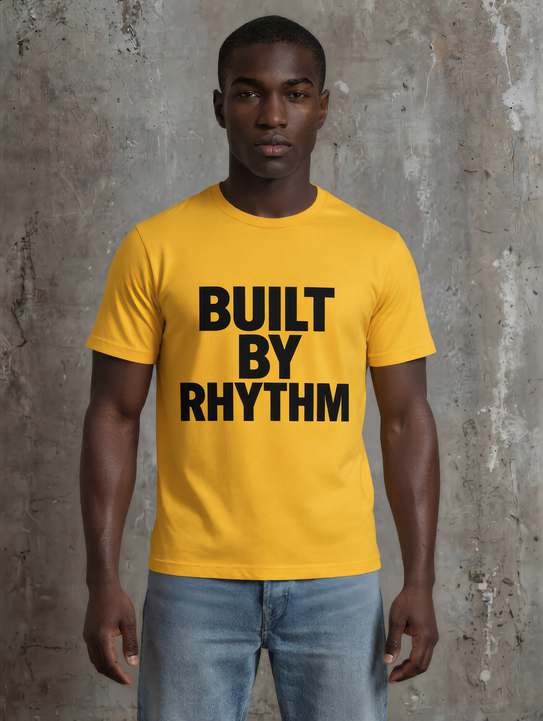 Built by Rhythm – Crew Cut (Unisex Jersey Tee)