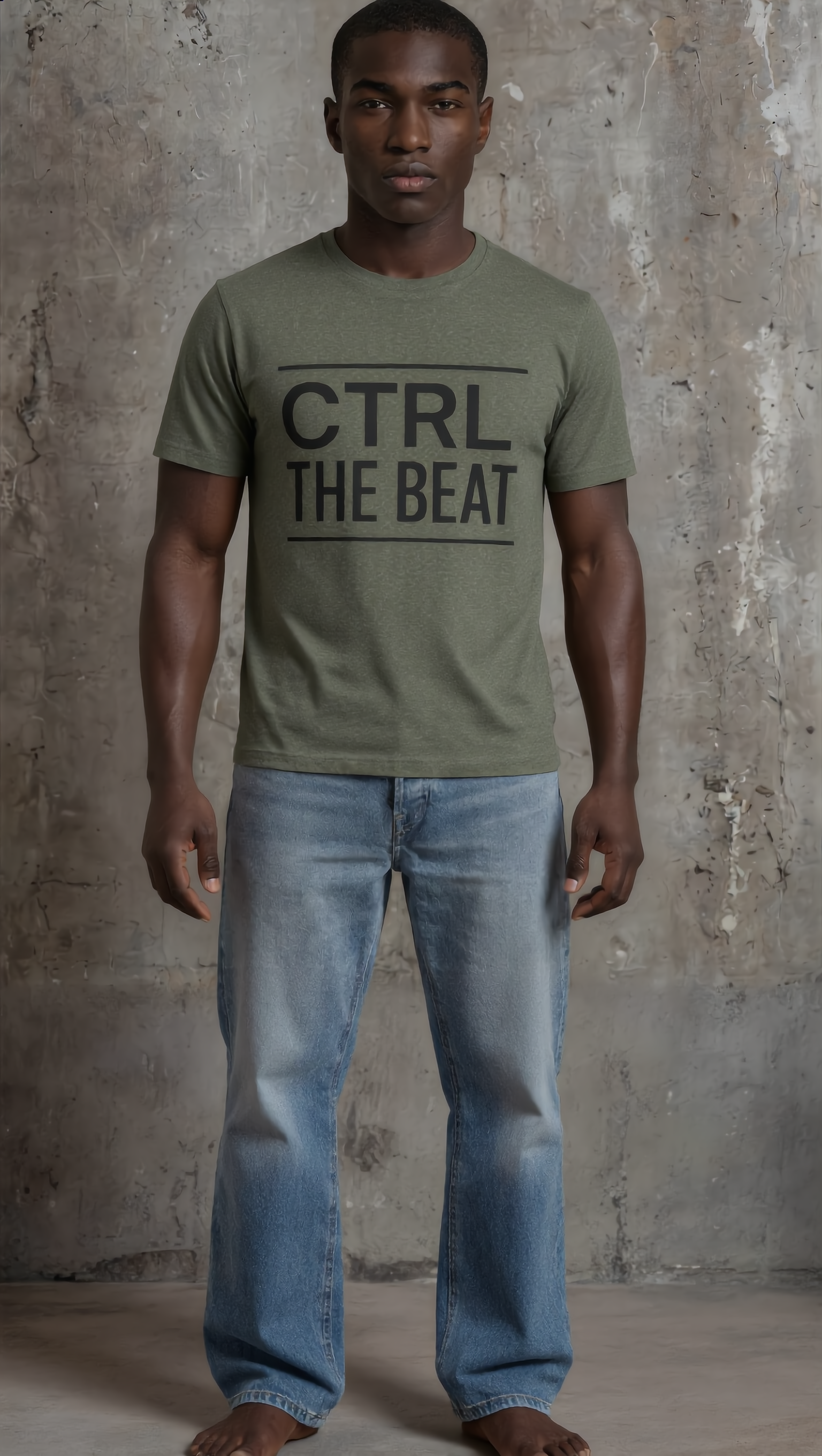 CTRL THE BEAT – Crew Cut (Unisex Jersey Tee)