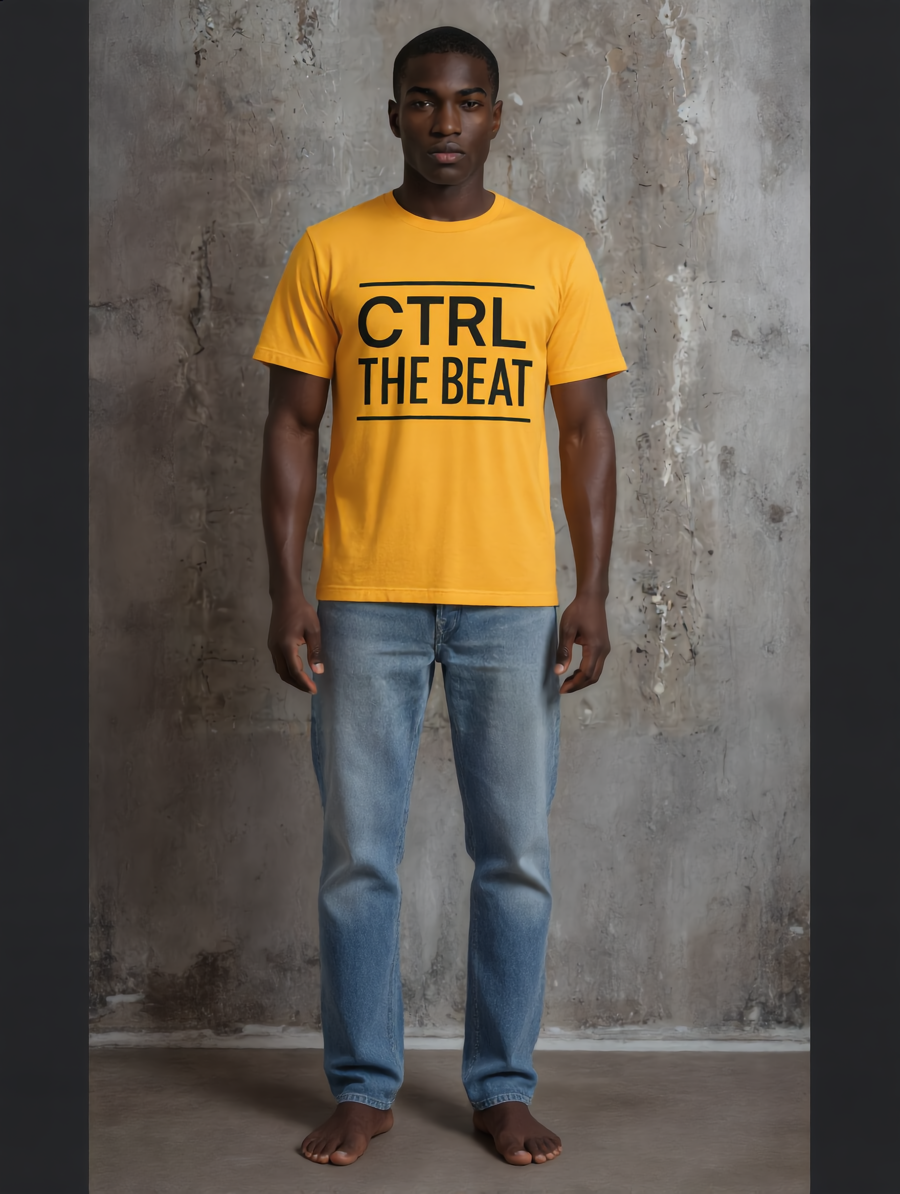 CTRL THE BEAT – Crew Cut (Unisex Jersey Tee)