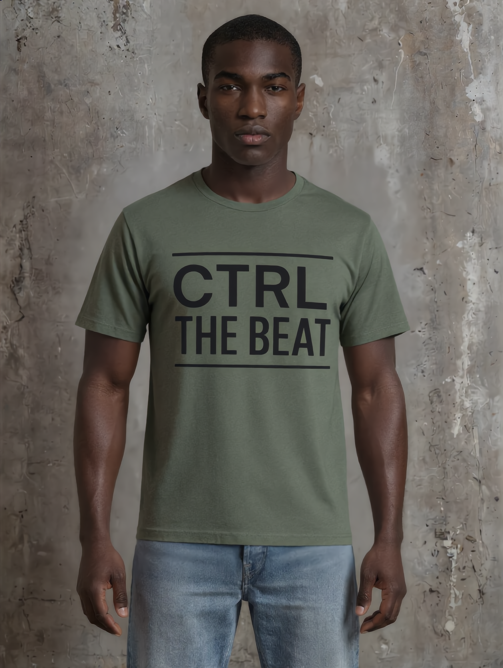 CTRL THE BEAT – Crew Cut (Unisex Jersey Tee)