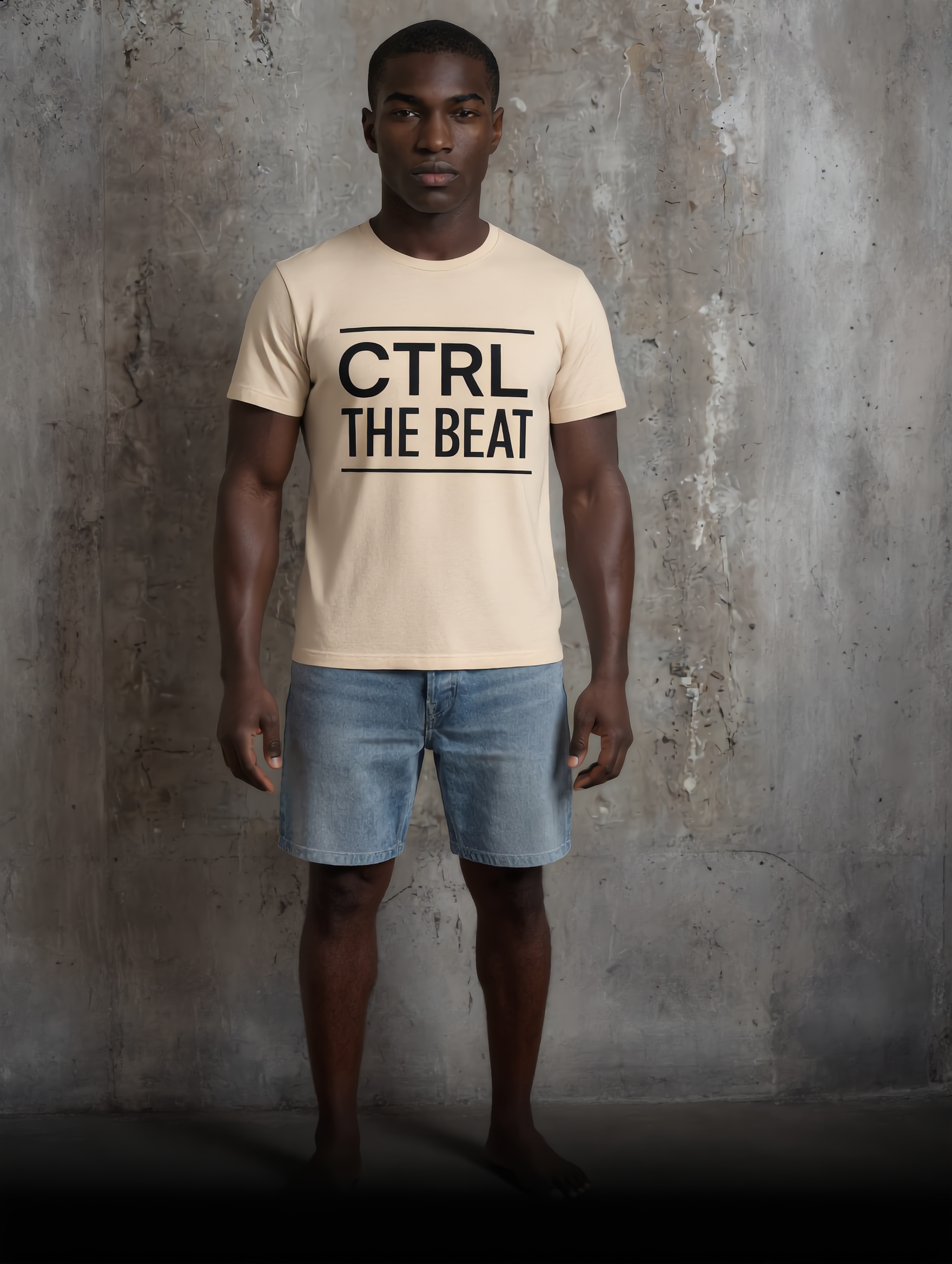 CTRL THE BEAT – Crew Cut (Unisex Jersey Tee)