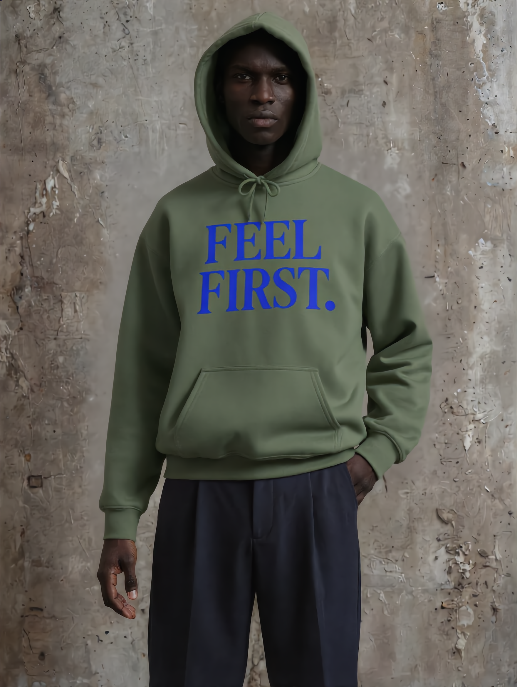 Feel First. – Deep Hood (Unisex Hoodie)