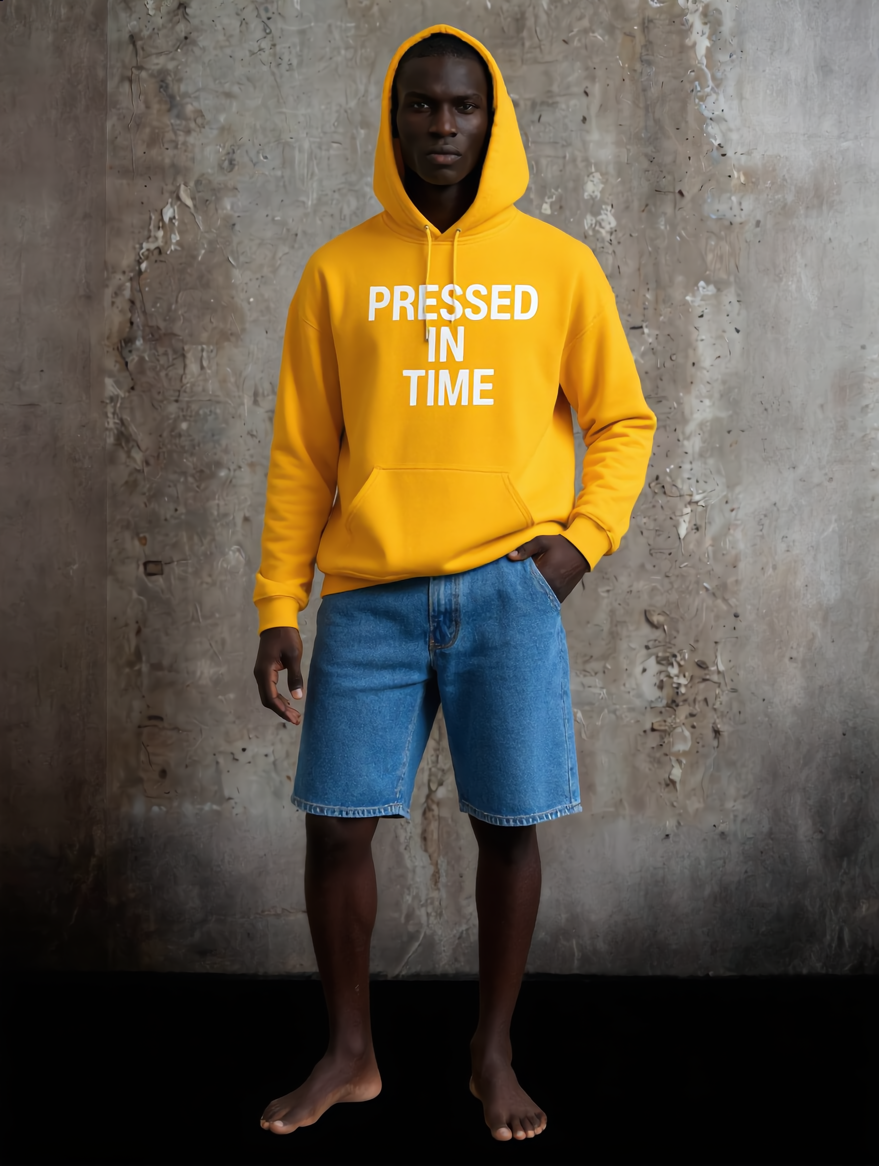 Pressed In Time. – Deep Hood (Unisex Hoodie)