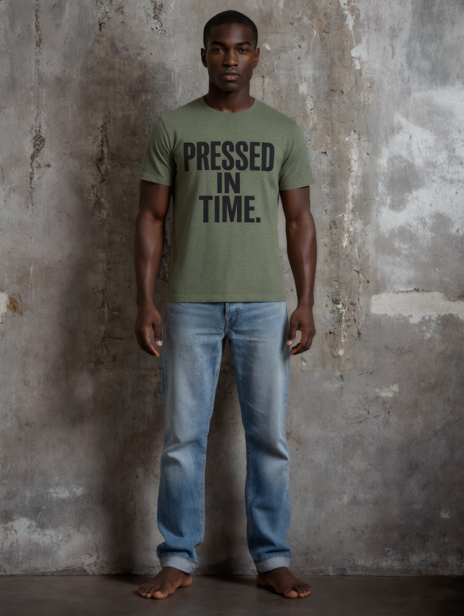Pressed In Time. – Crew Cut (Unisex Jersey Tee)