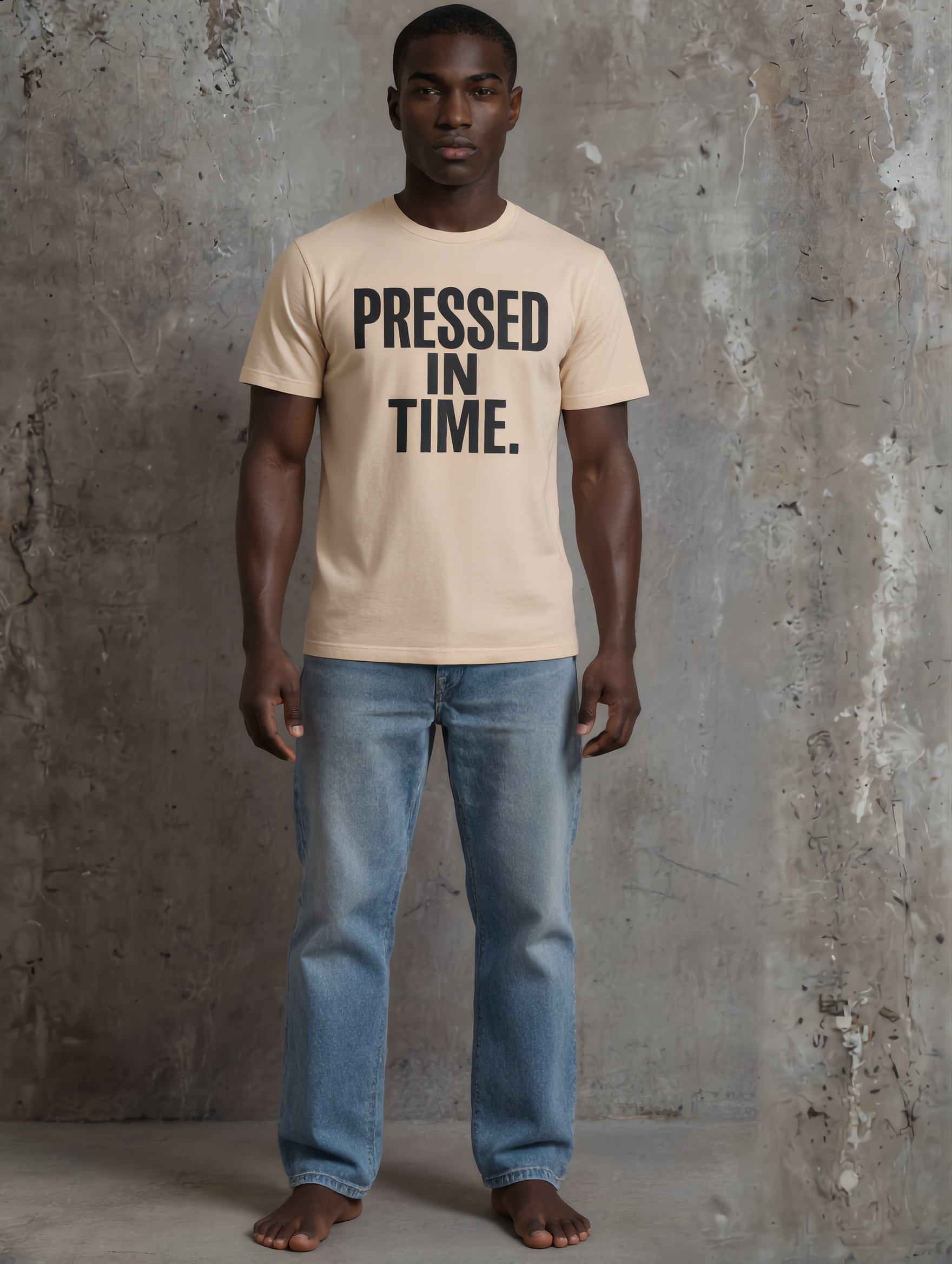 Pressed In Time. – Crew Cut (Unisex Jersey Tee)